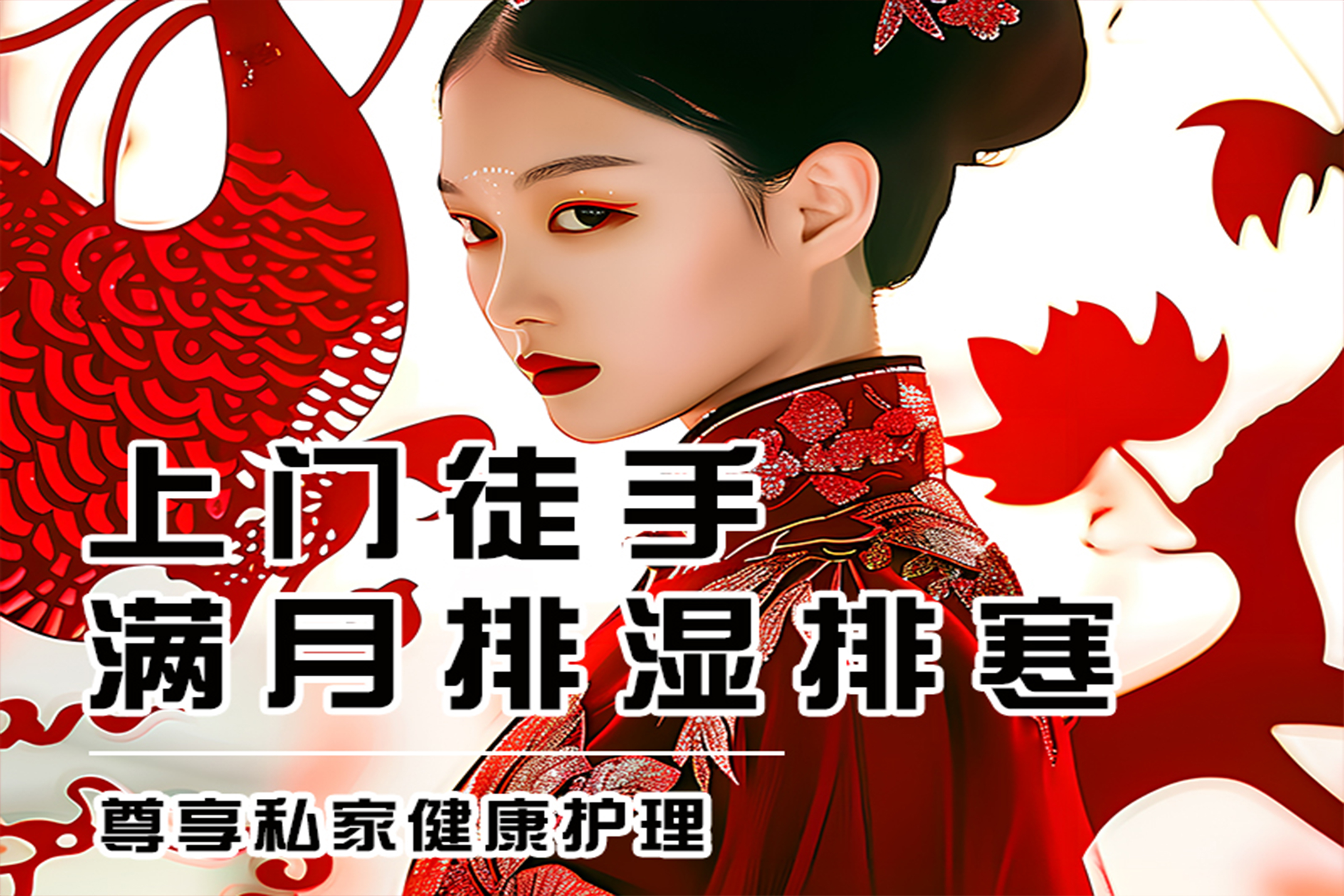 上门徒手满月排湿排寒